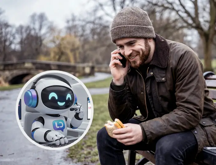 Human sounding voices AI Phone Answering UK